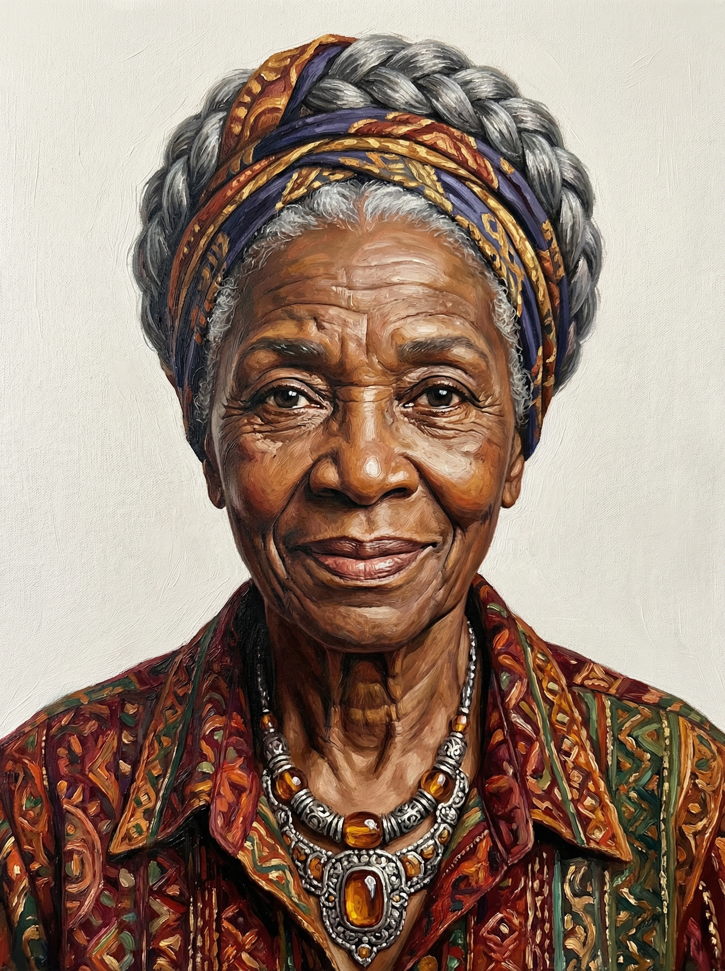 African Woman Portrait (120 Colors)