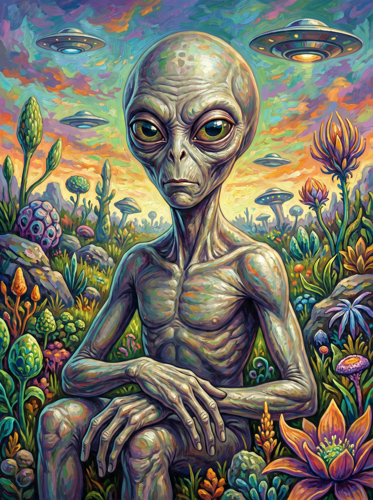 Alien Mona Lisa (80 Colors)