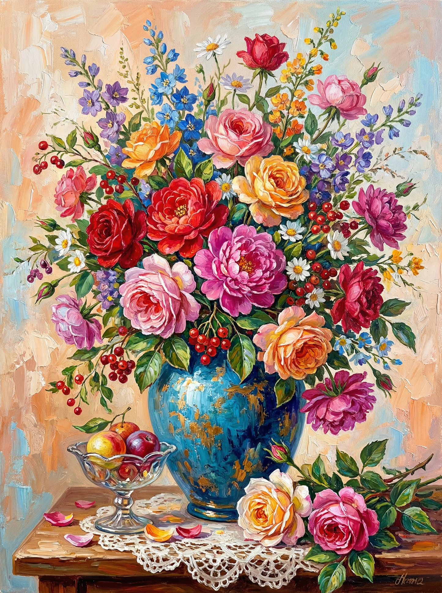 Blue Vase Garden Mix (120 Colors)