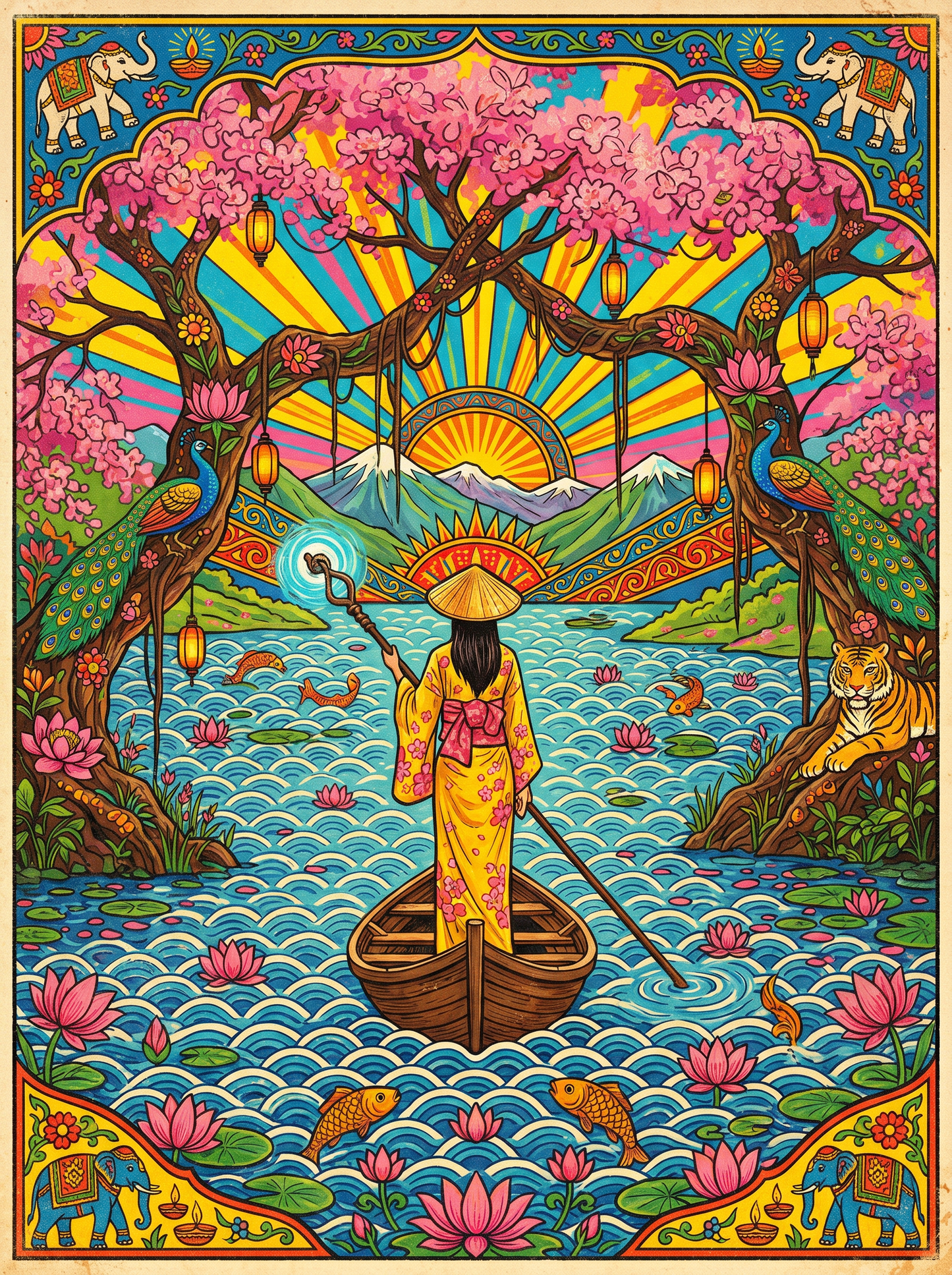 Cherry Blossom Archway (80 Colors)