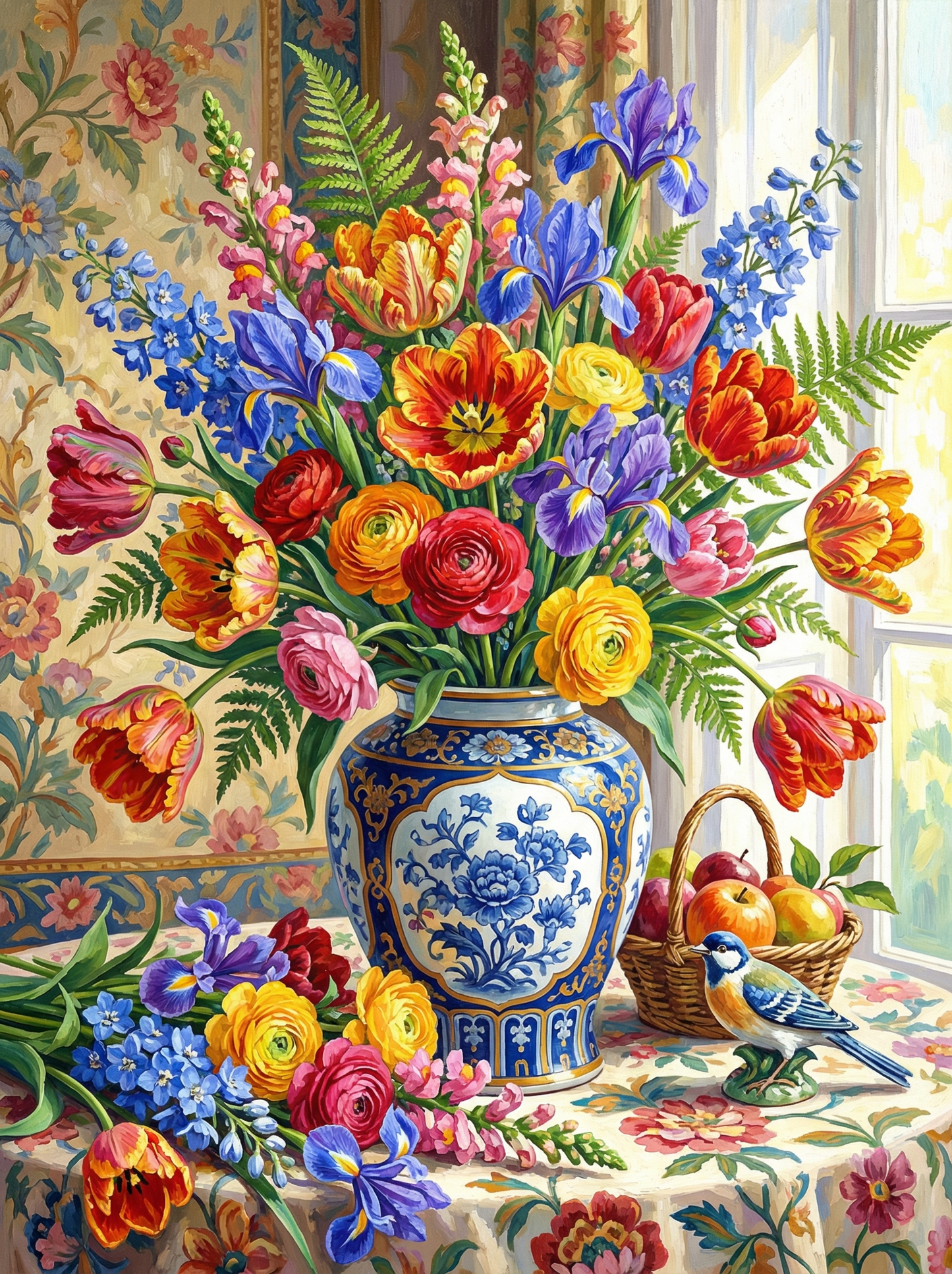 Classic Window Garden Arrangement (120 Colors)