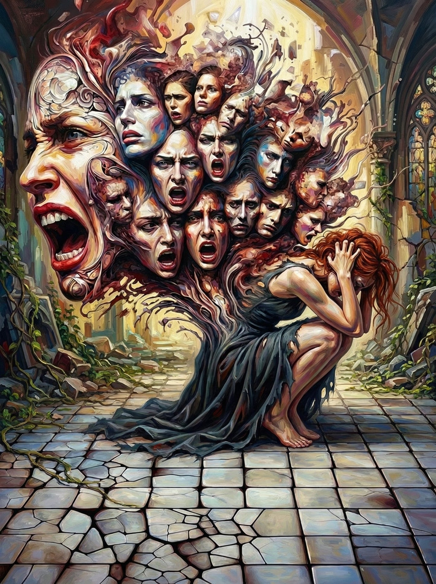 Demons Haunt Woman (120 Colors)