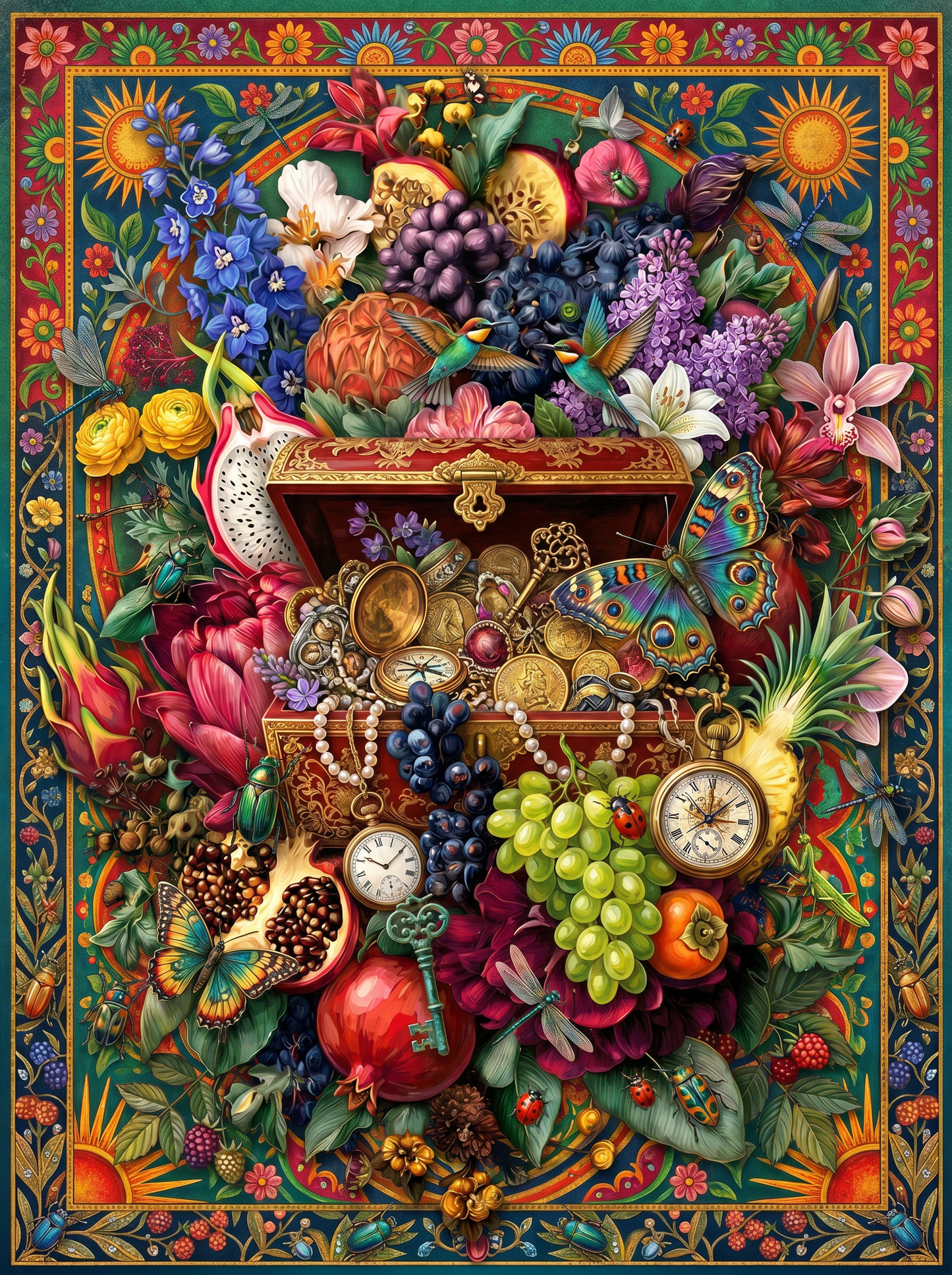 Fruit Flower Pedestal (80 Colors)