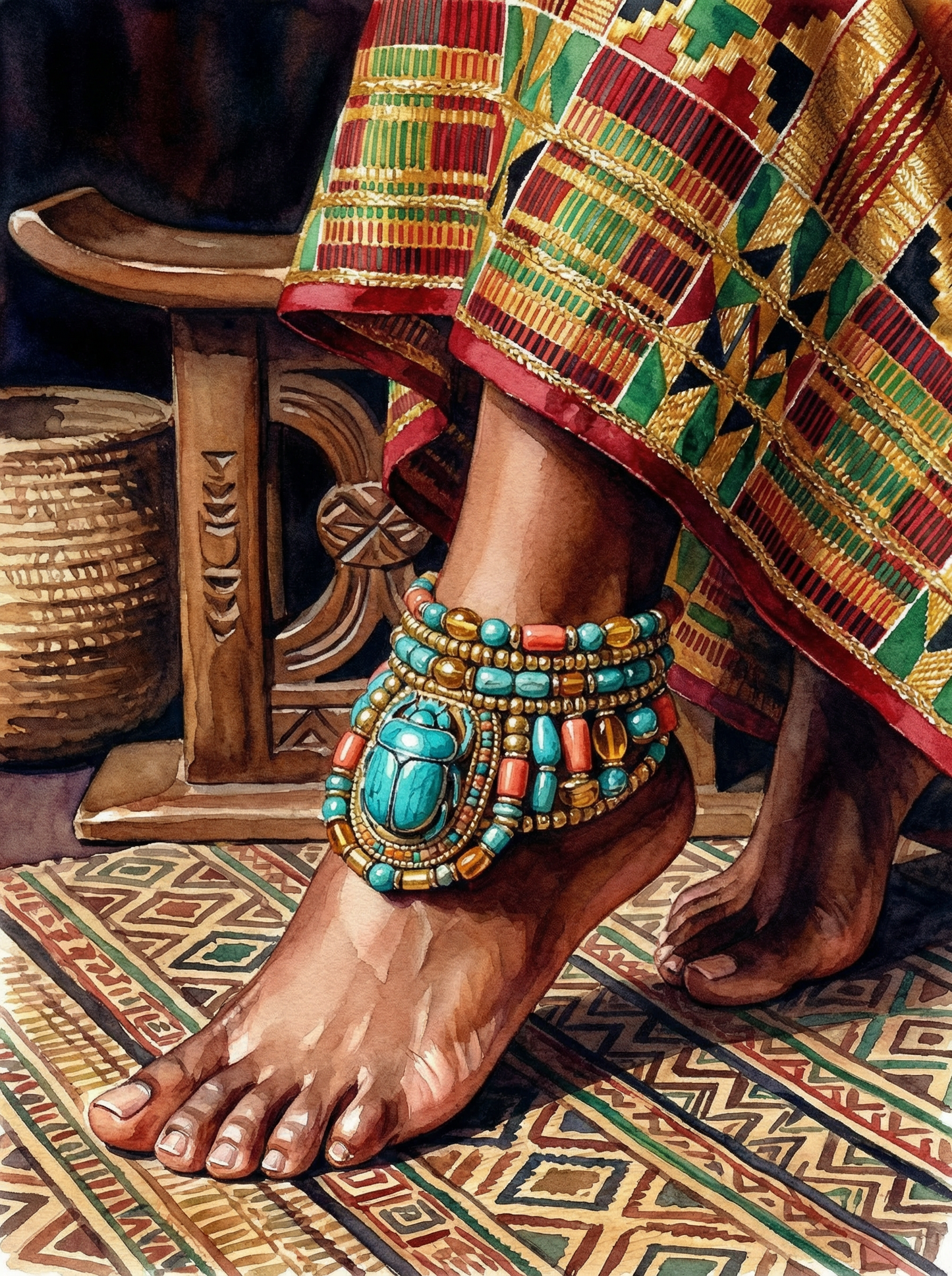 Scarab Anklet (80 Colors)