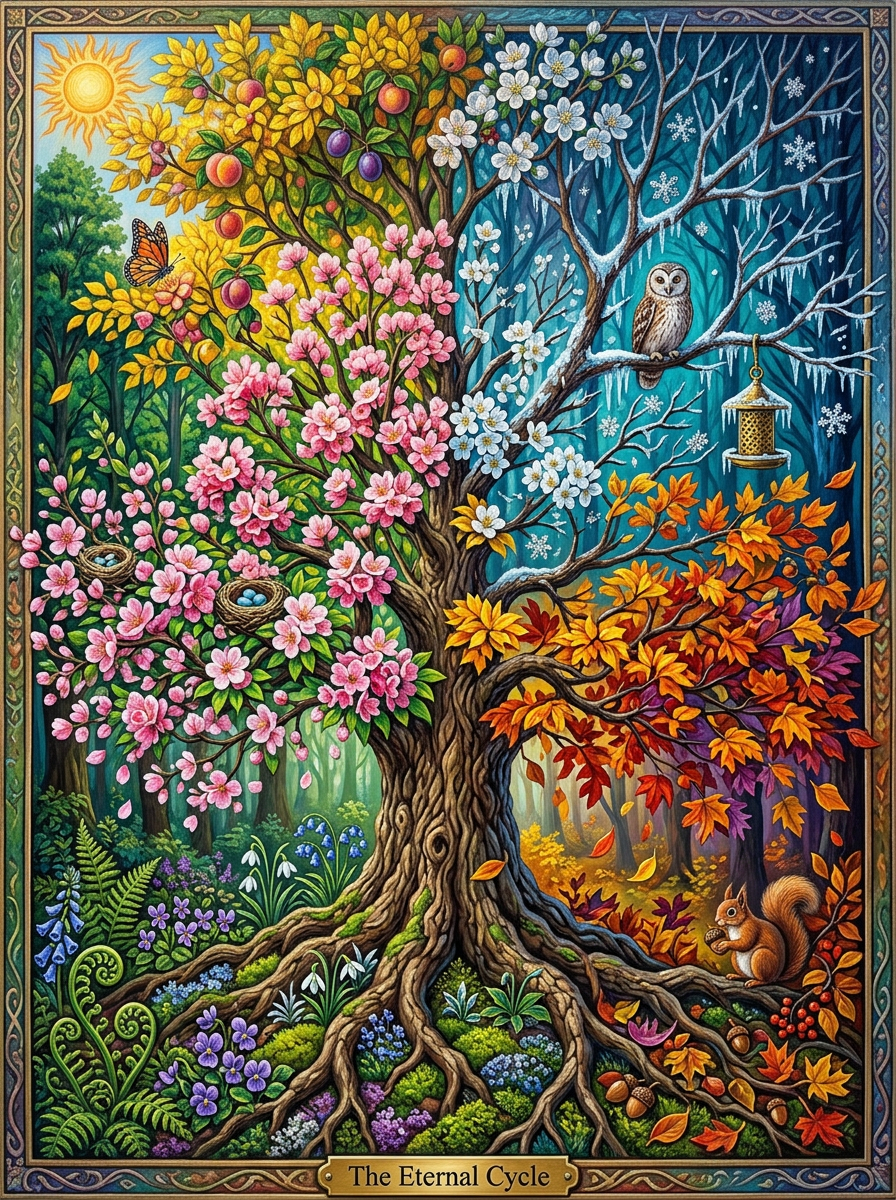The Eternal Cycle of Seasons (80 Colors)