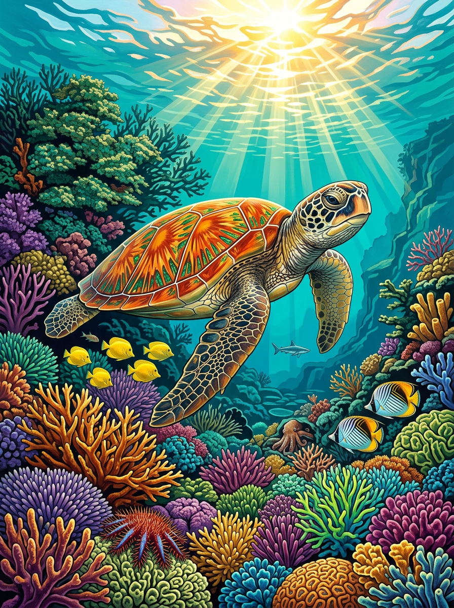 Sunlit Reef Guardian (80 Colors)