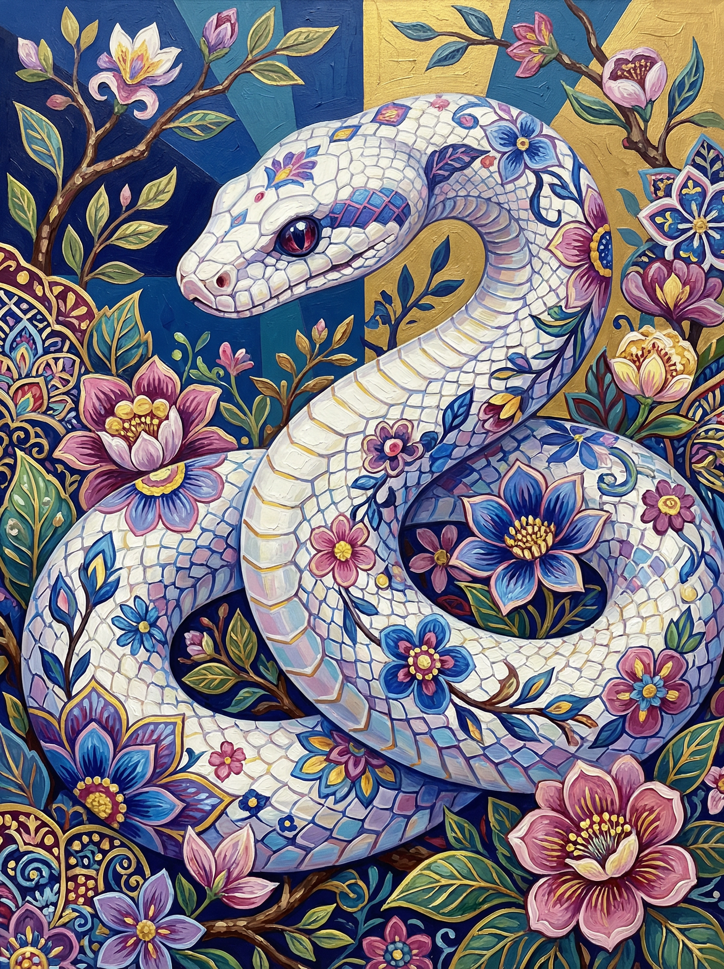 Floral Serpent Majesty (120 Colors)