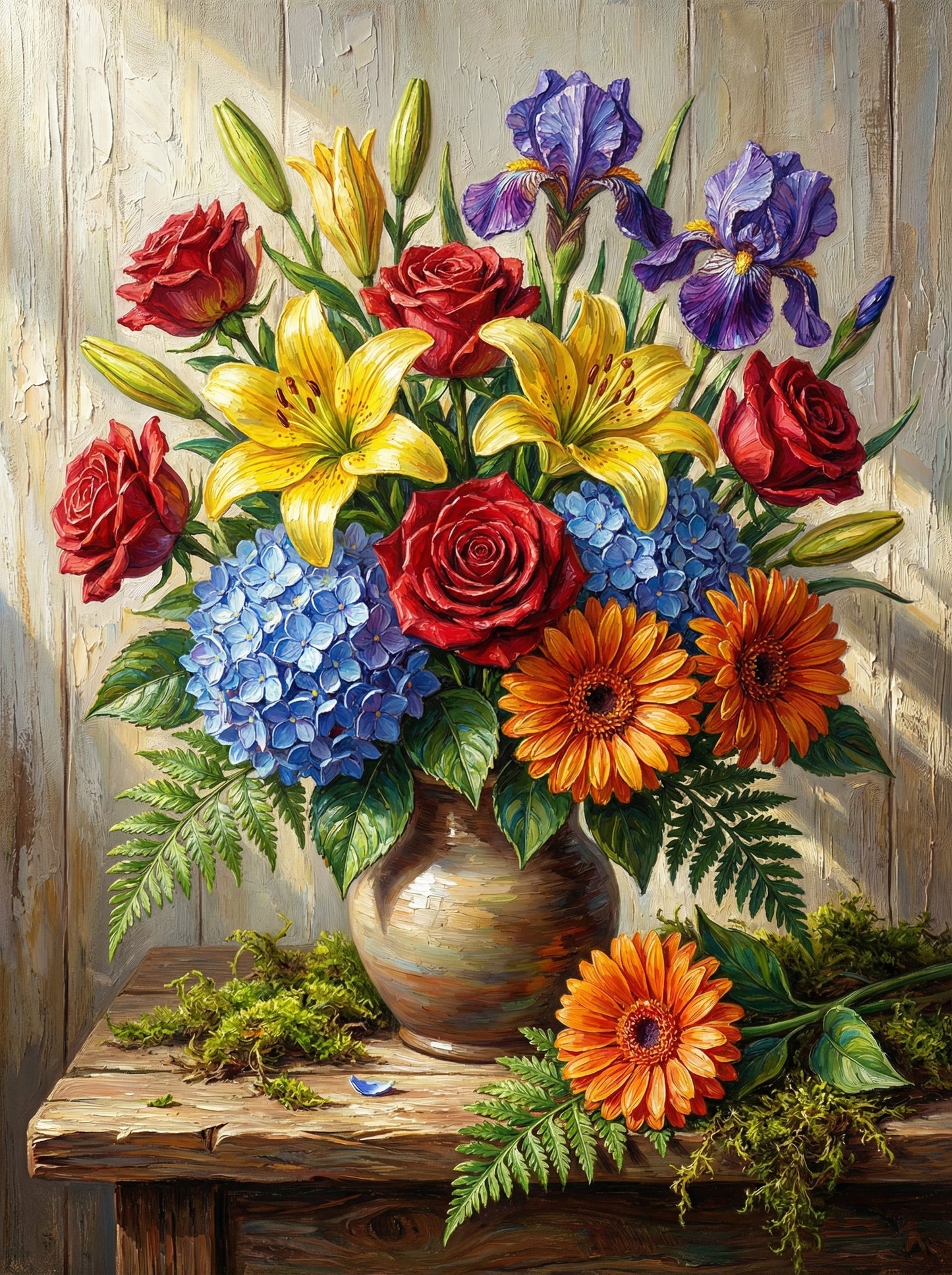Sunlit Garden Bouquet (120 Colors)