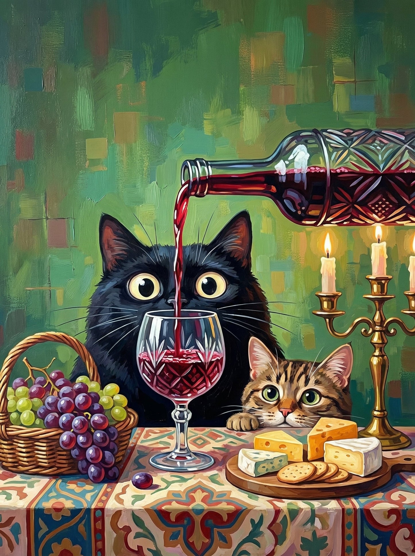 Wine & Whiskers Night (120 Colors)
