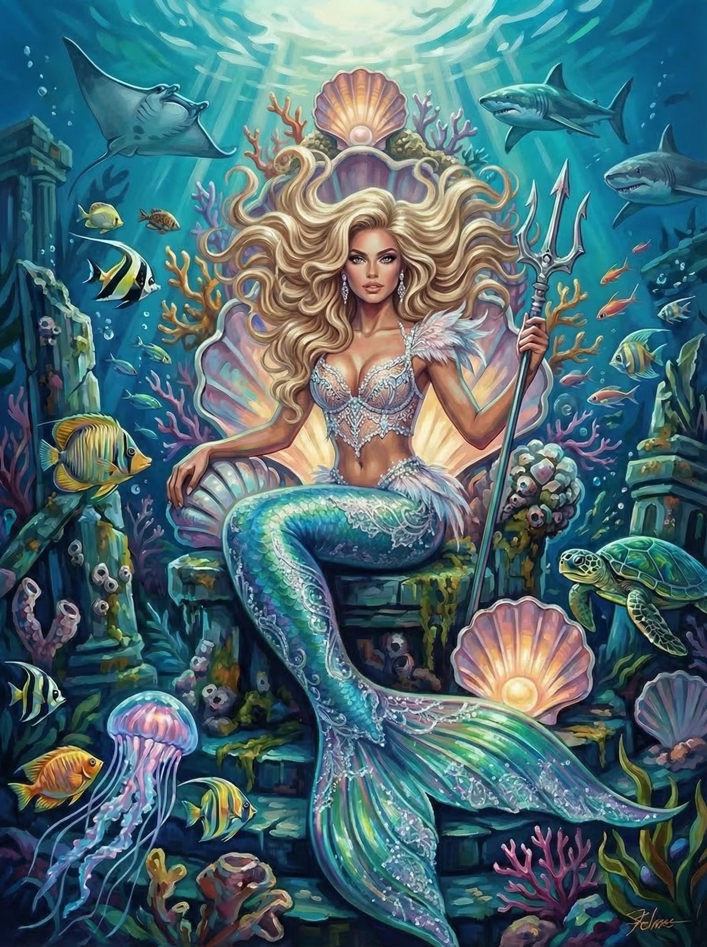 Magical Mermaid Ocean Treasure (80 Colors)