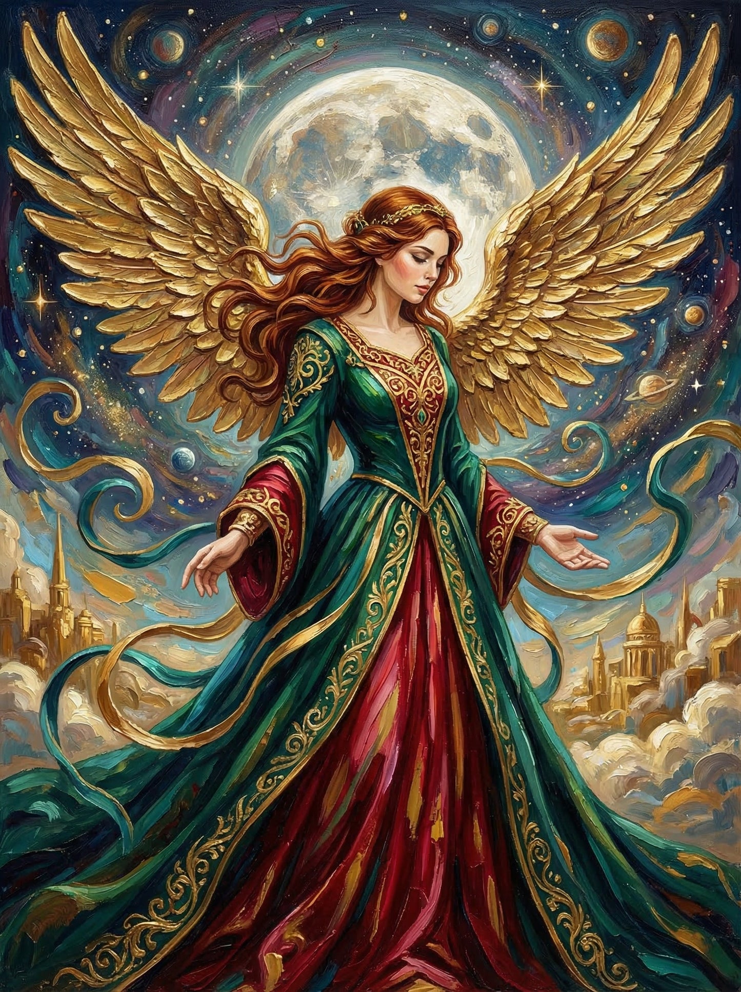 Ornate Celestial Angel Goddess (120 Colors)