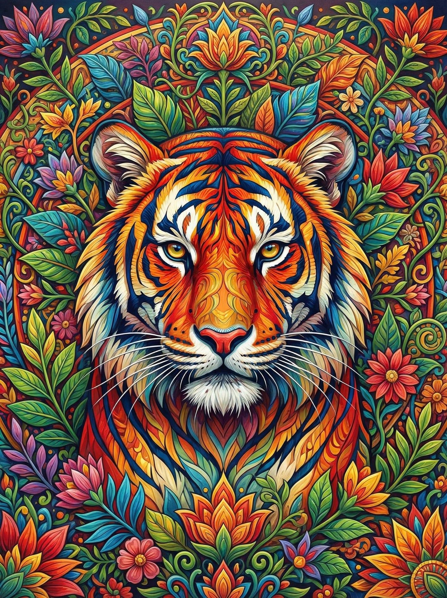 Ornate Tiger Jungle (80 Colors)