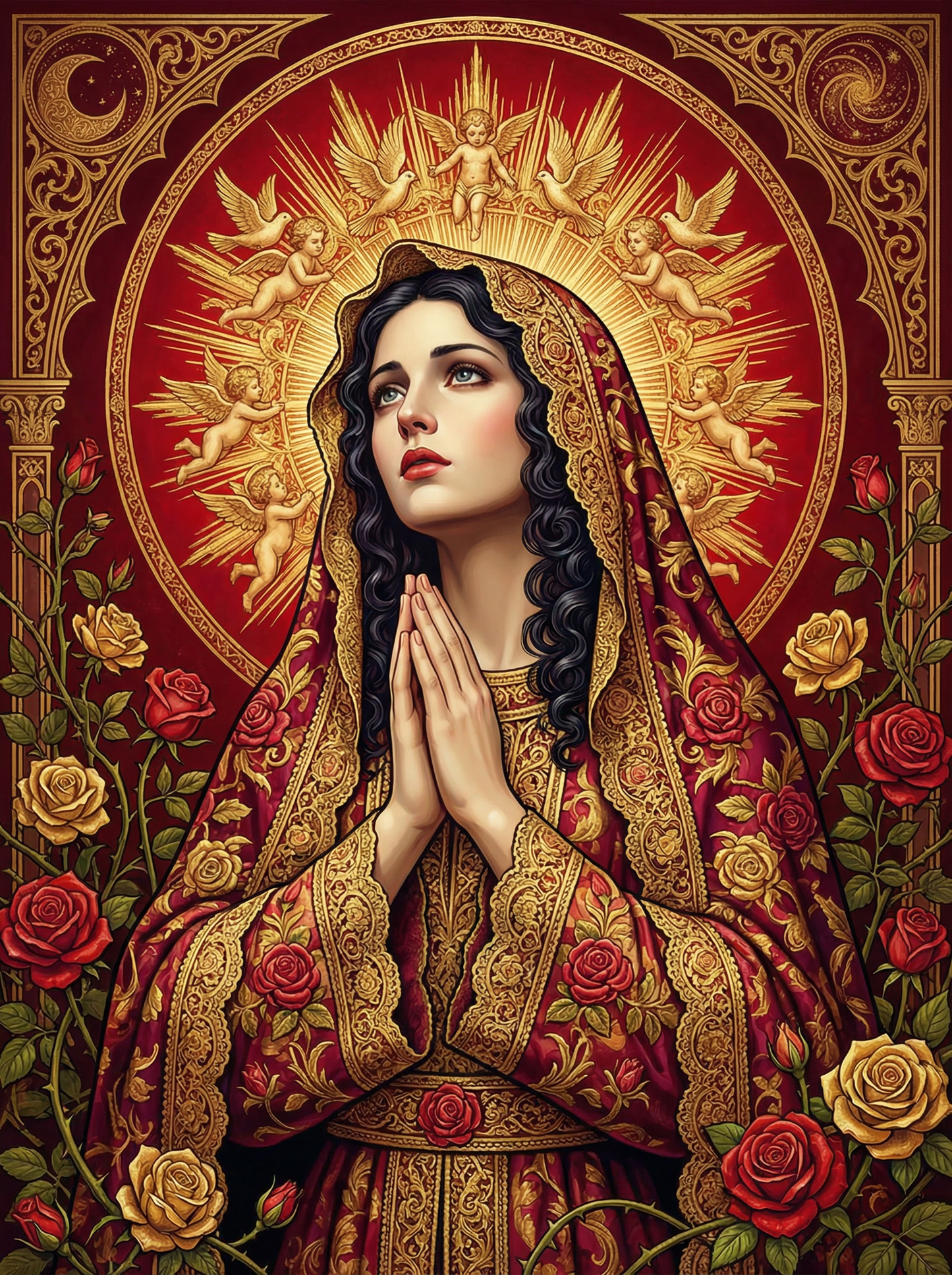 Spiritual Woman Prayer (120 Colors)