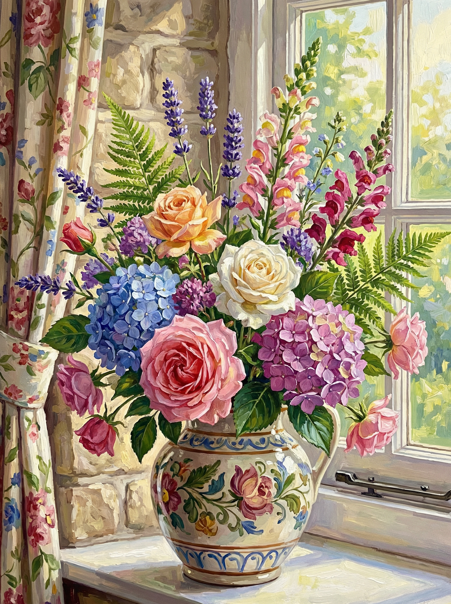 English Flower Bouquet (120 Colors)