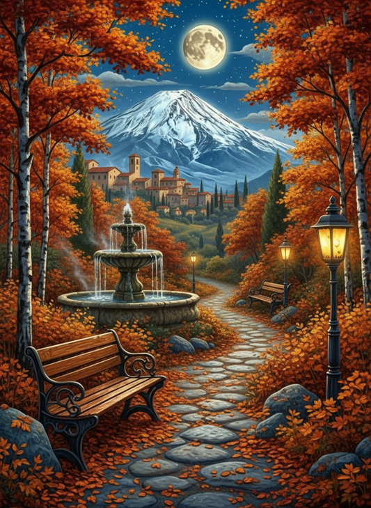 Moonlit Fountain (120 Colors)