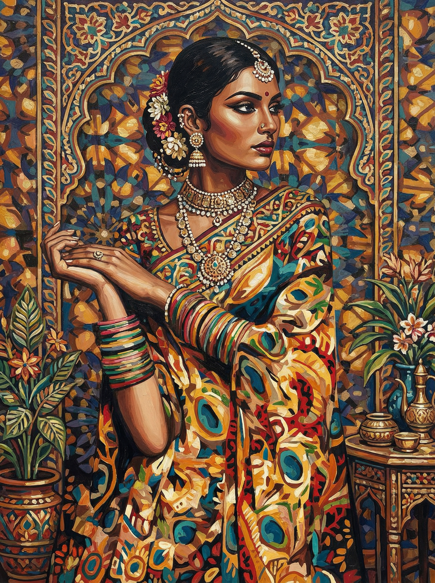 Royal Indian Grace (80 Colors)