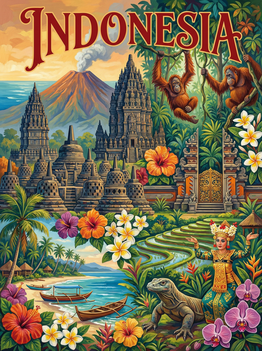 Indonesia Sacred Wonders (120 Colors)