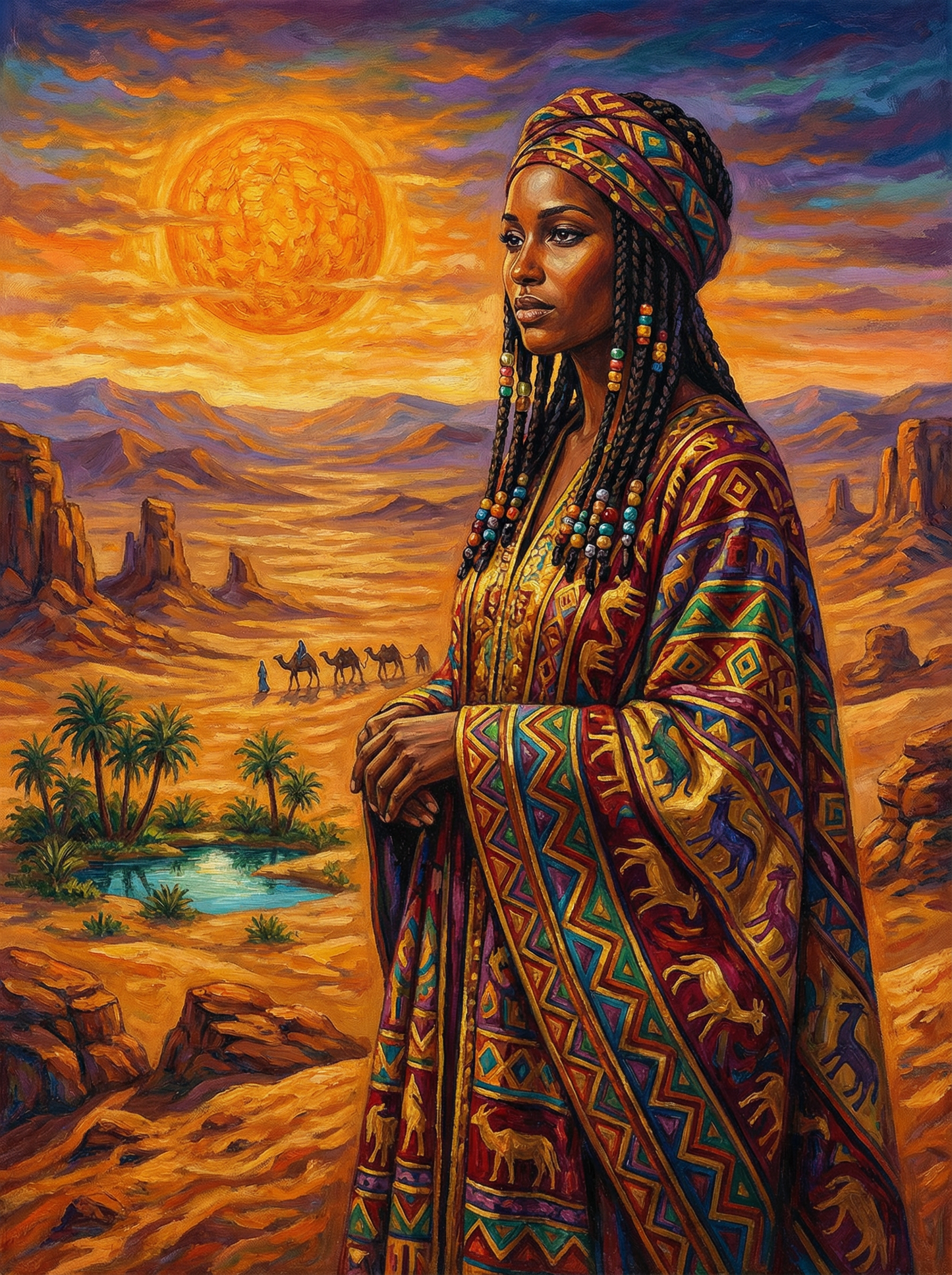 Desert Queen at Sunset (120 Colors)
