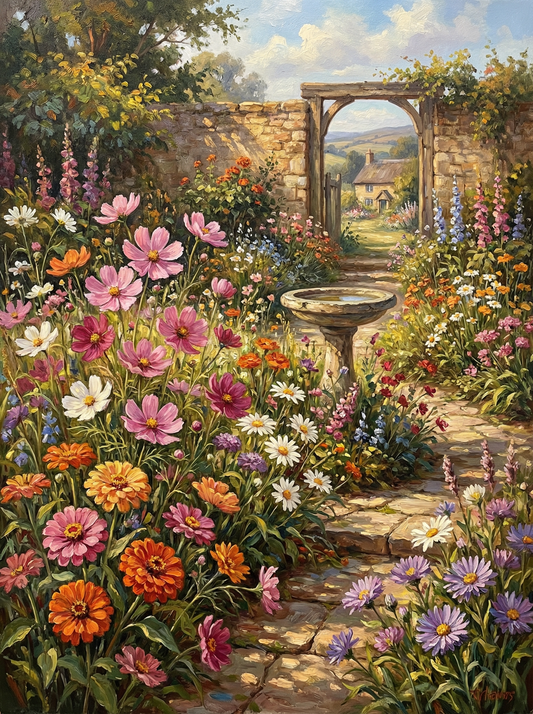 Cottage Garden Pathway (120 Colors)