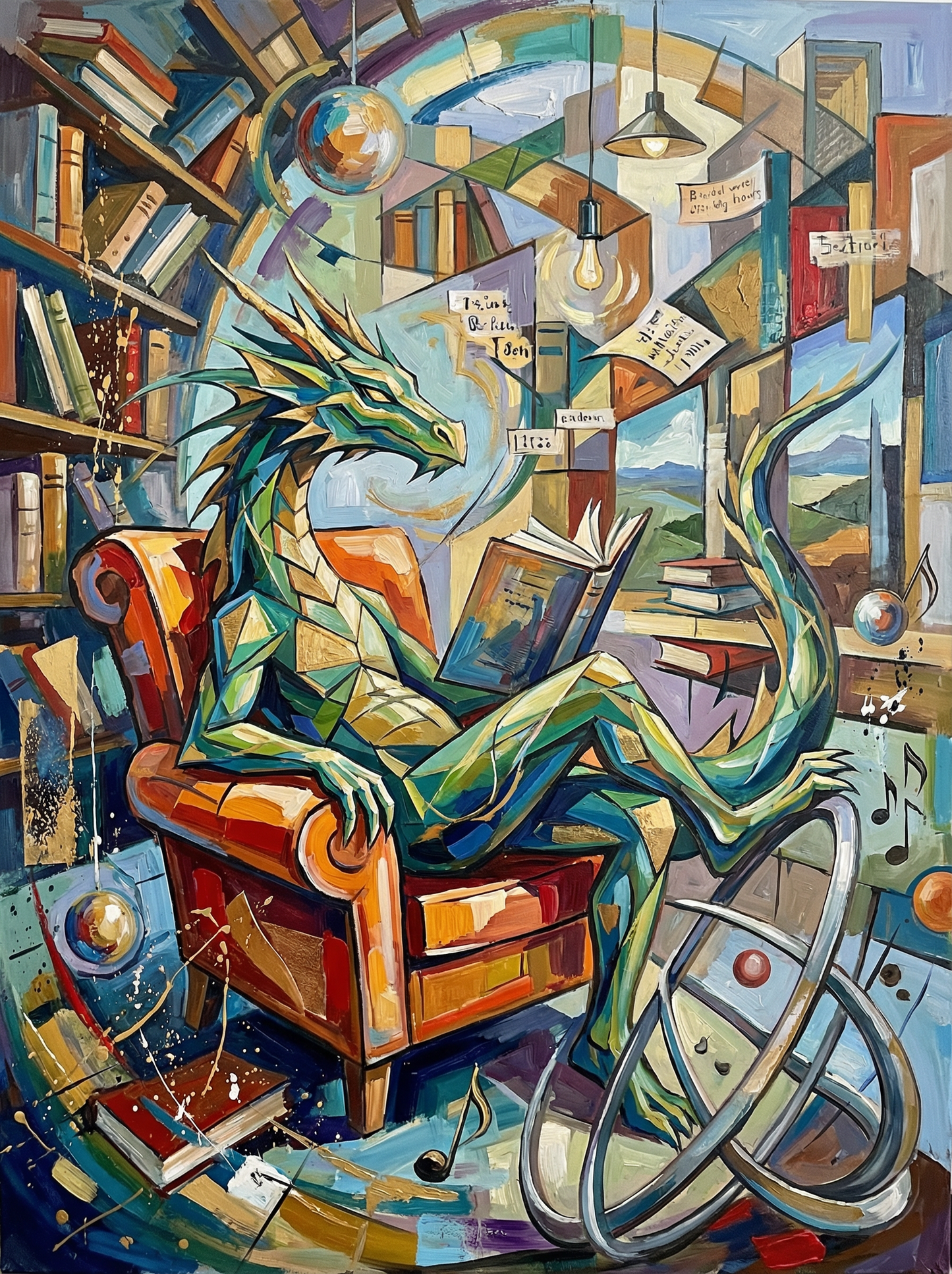 Scholar Dragon’s Study (120 Colors)
