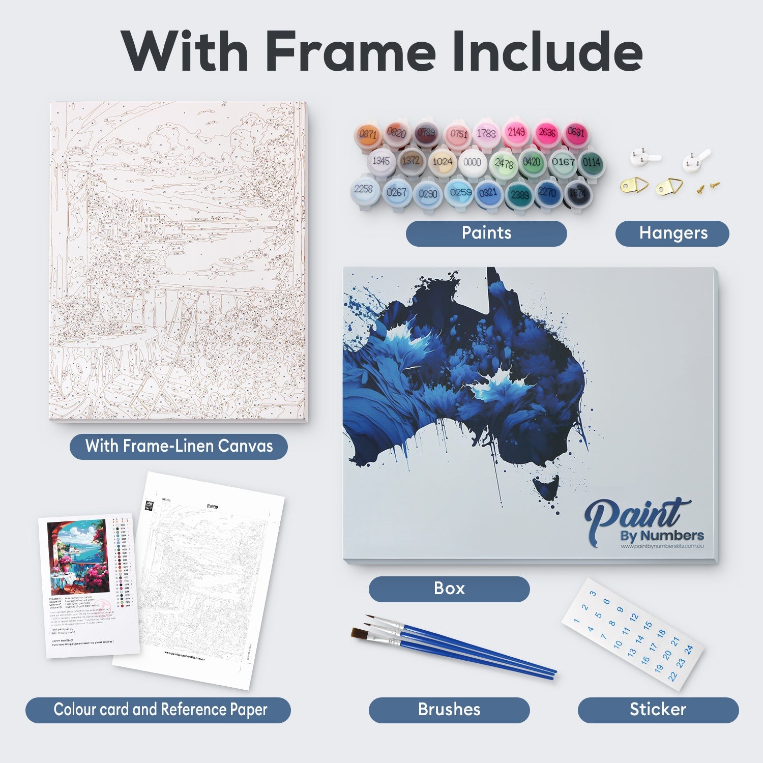 Cuddling Zebras - Paint By Numbers Cities