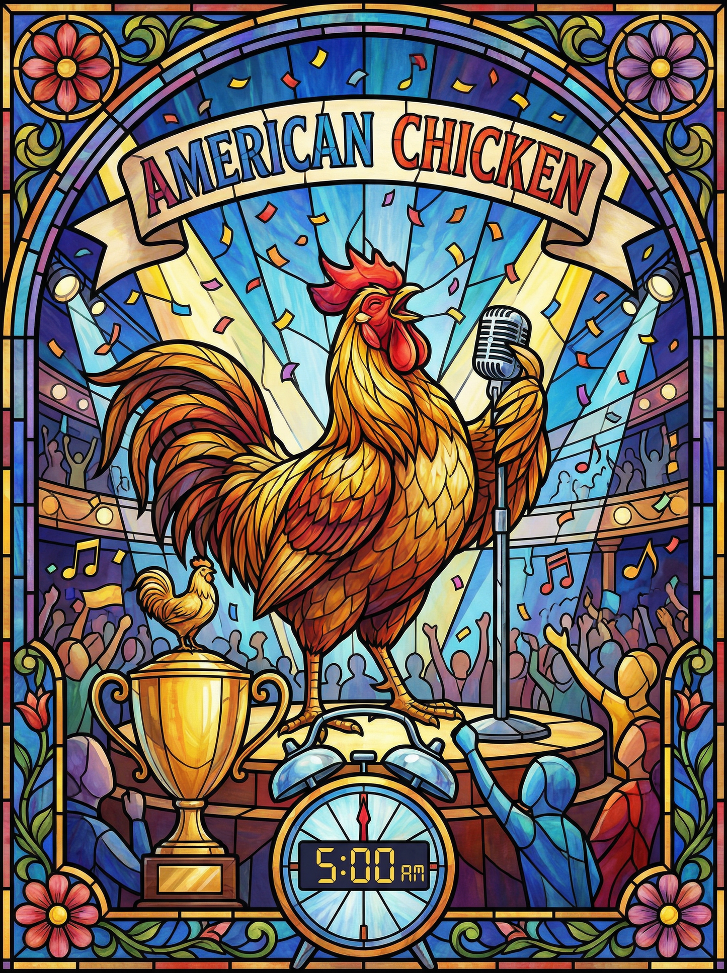 American Rooster Anthem (120 Colors)