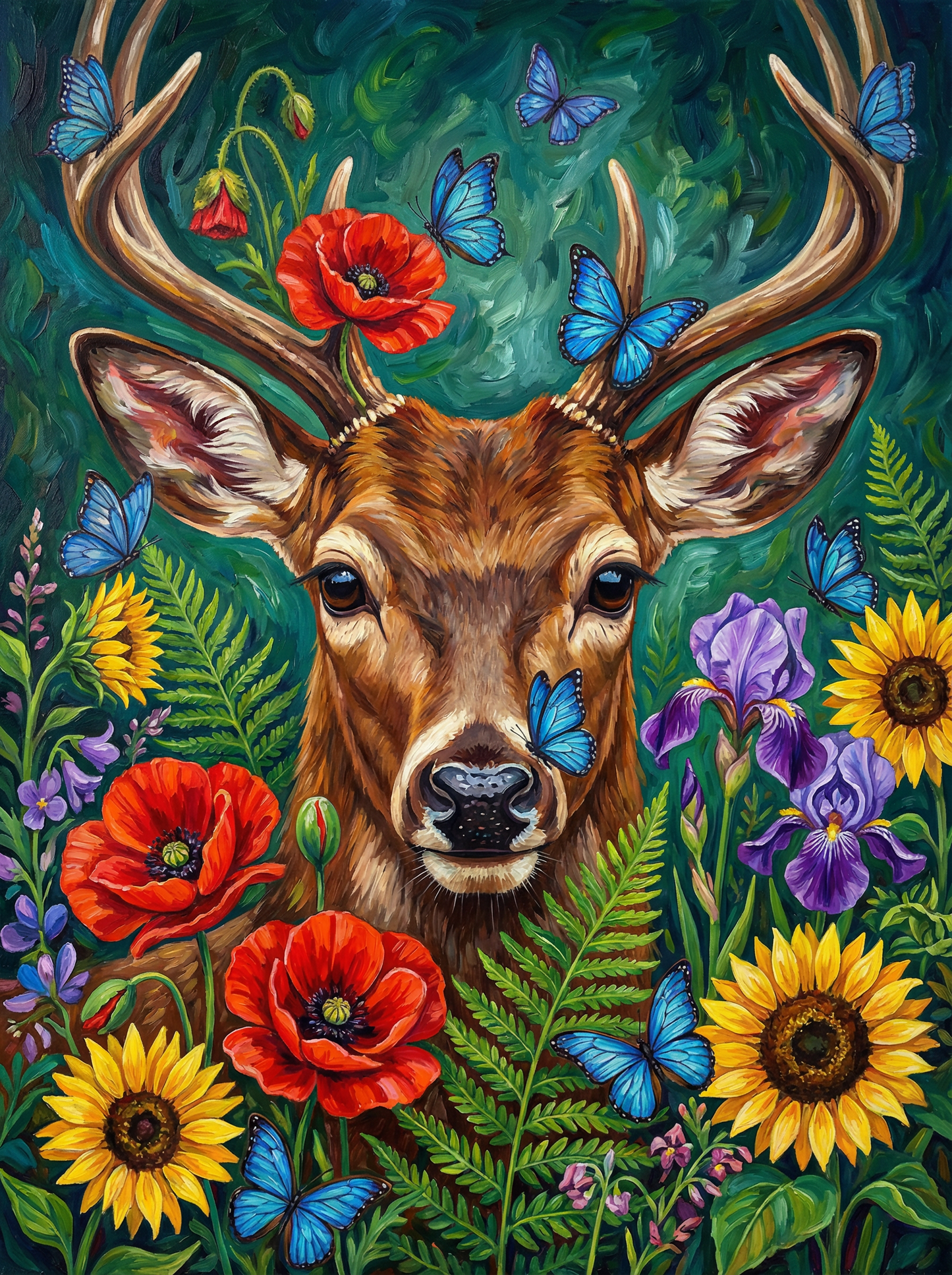 Bluewing Forest Deer (80 Colors)