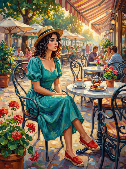 Café Under the Summer Canopy (80 Colors)