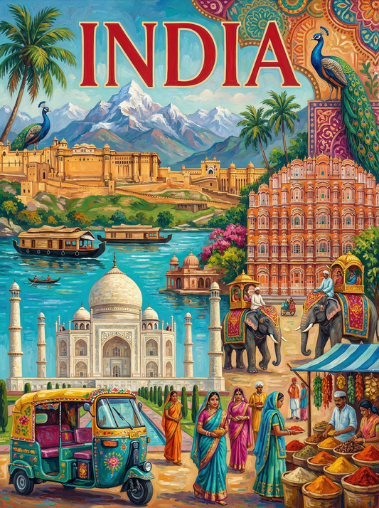 India Cultural Tapestry (120 Colors)
