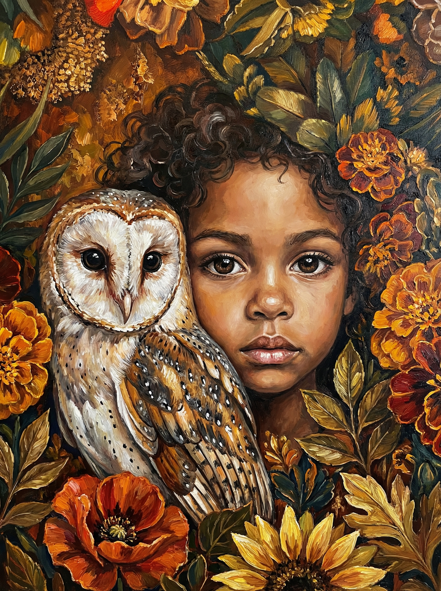 Guardian Child and Owl (80 Colors)