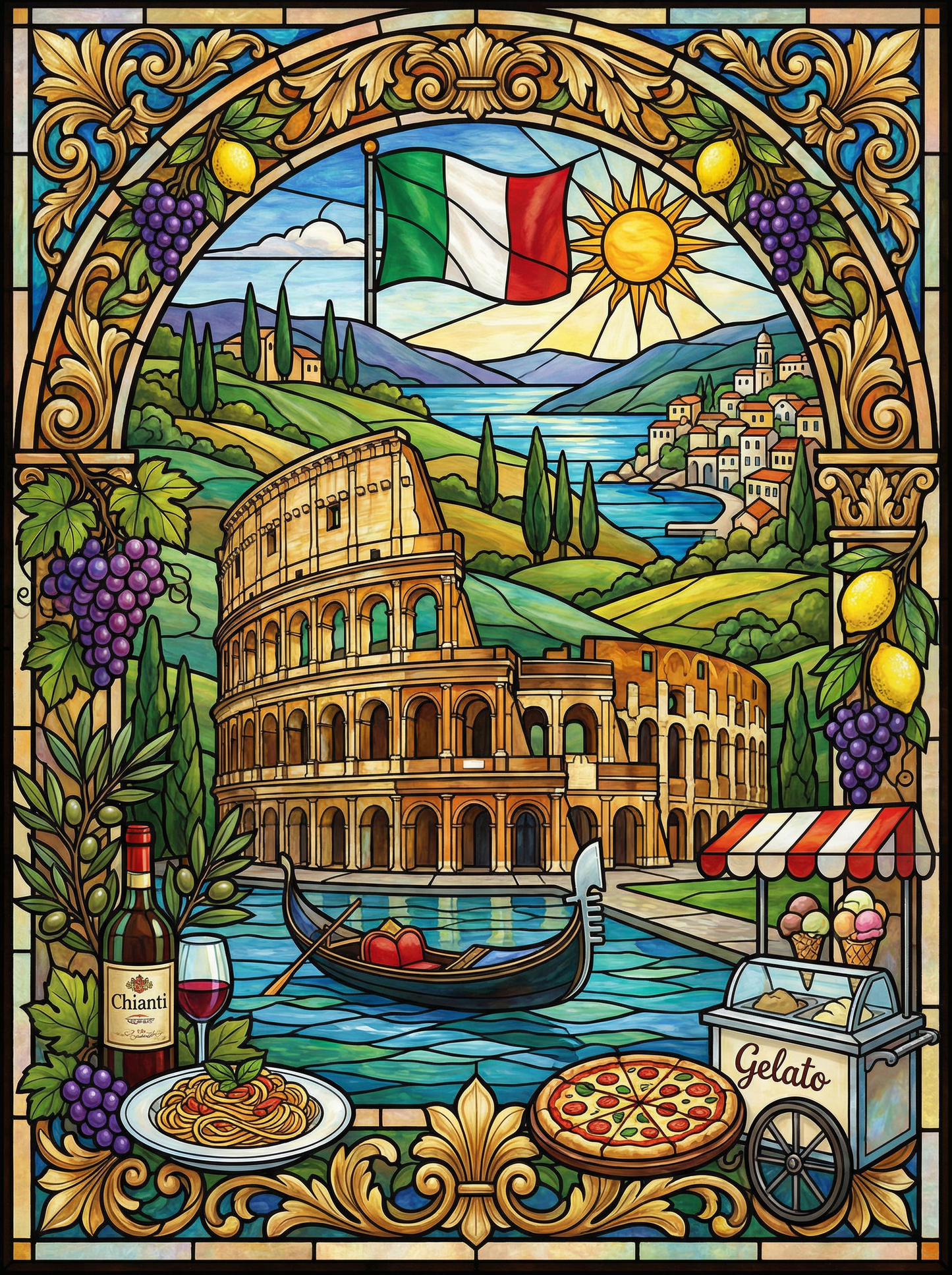 Italian Golden Escape (120 Colors)