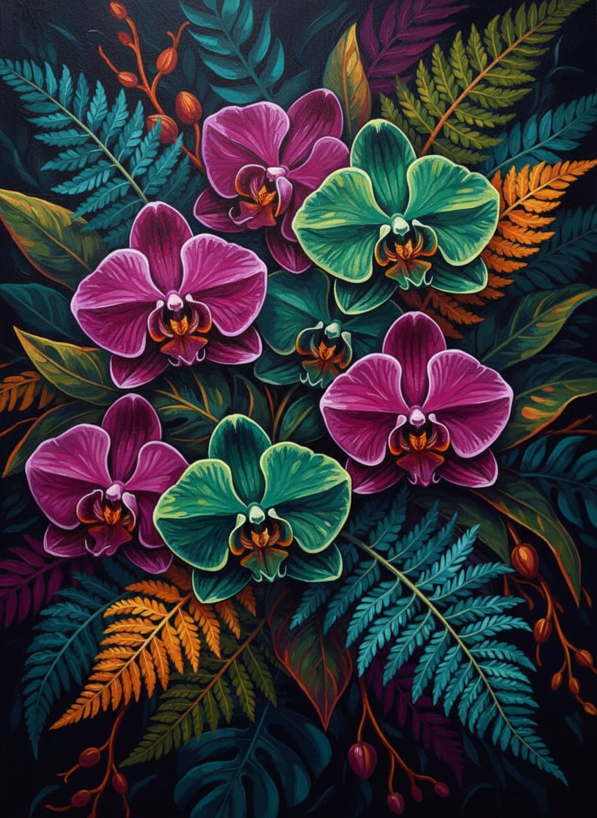 Dark Tropical Orchid (120 Colors)