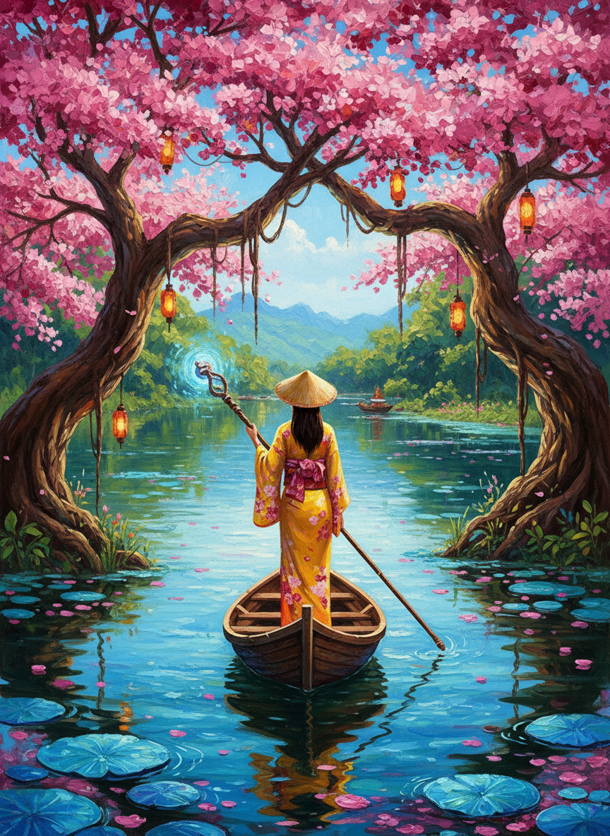 Sakura River Sorcerer (120 Colors)
