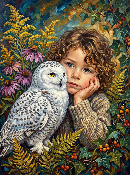 Whispers of the Snowy Owl (120 Colors)
