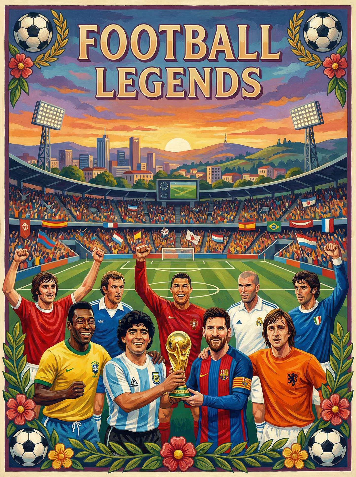 Football Immortal Legends (80 Colors)