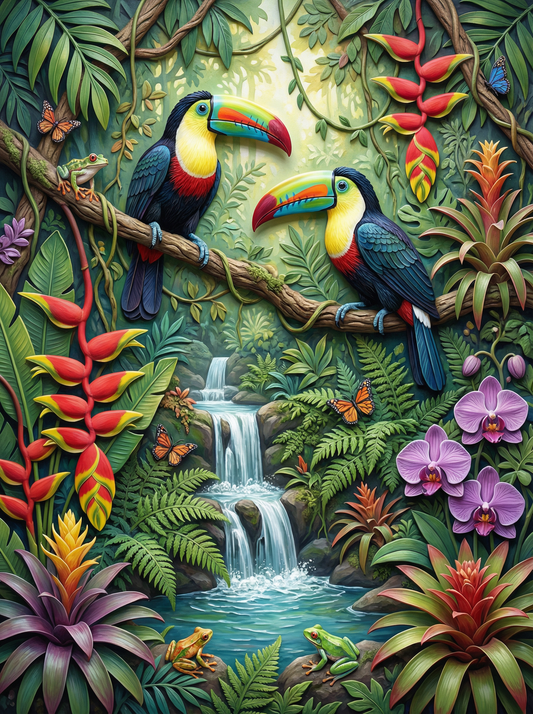 Toucan Falls Paradise (80 Colors)