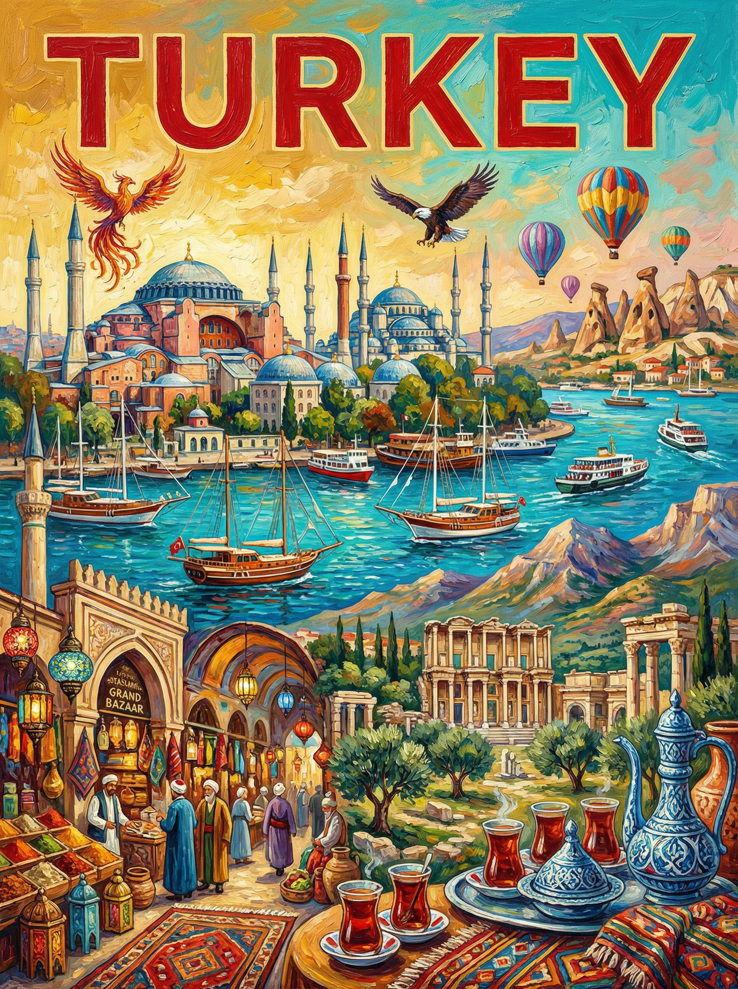 Timeless Turkey Mosaic (120 Colors)