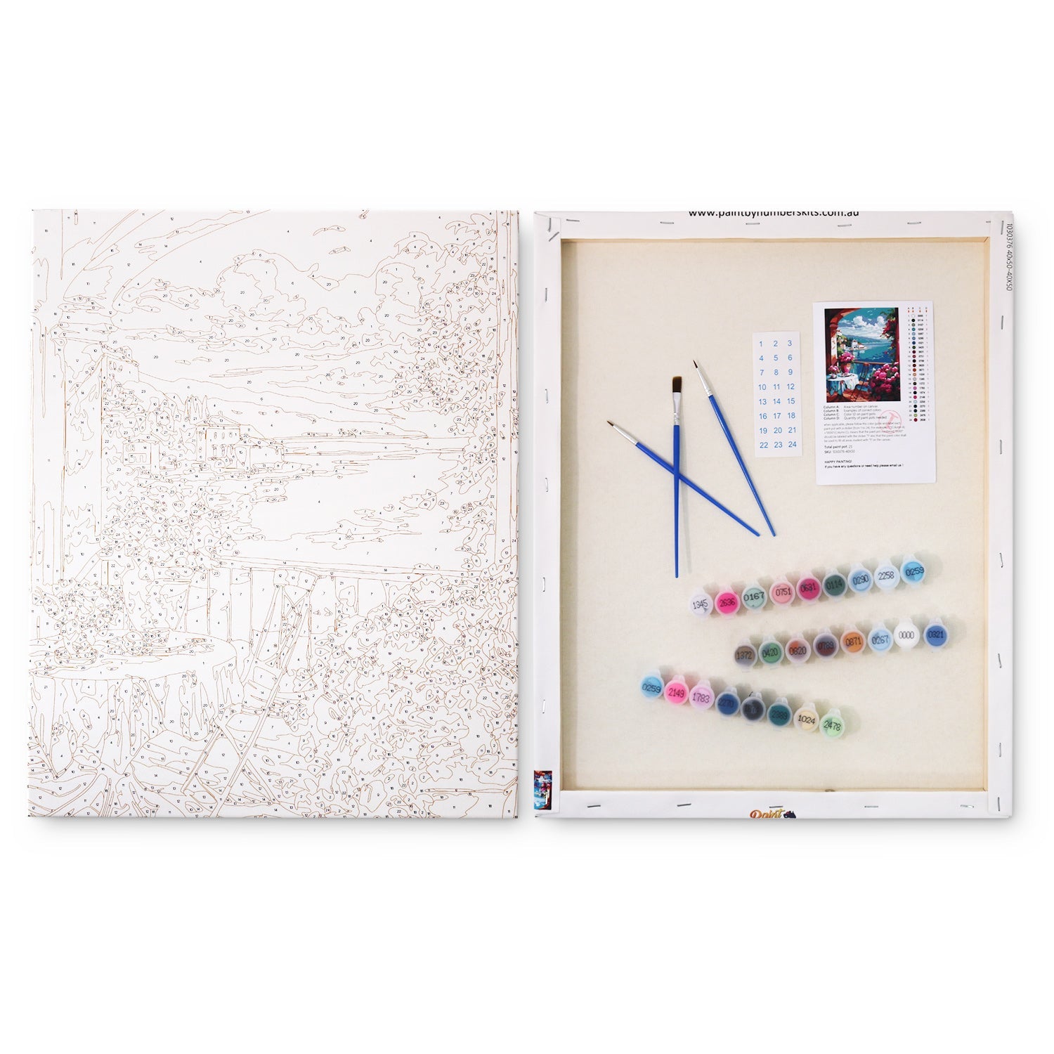 Floral Tiger - Paint By Numbers Cities