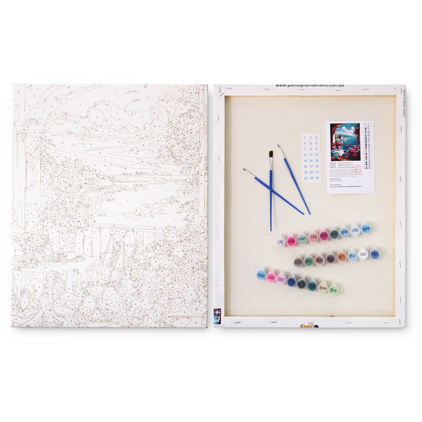 Tropical Reverie - Paint By Numbers Cities