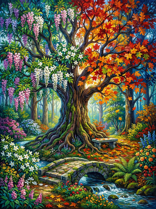 Four Seasons Tree ll (120 Colors)