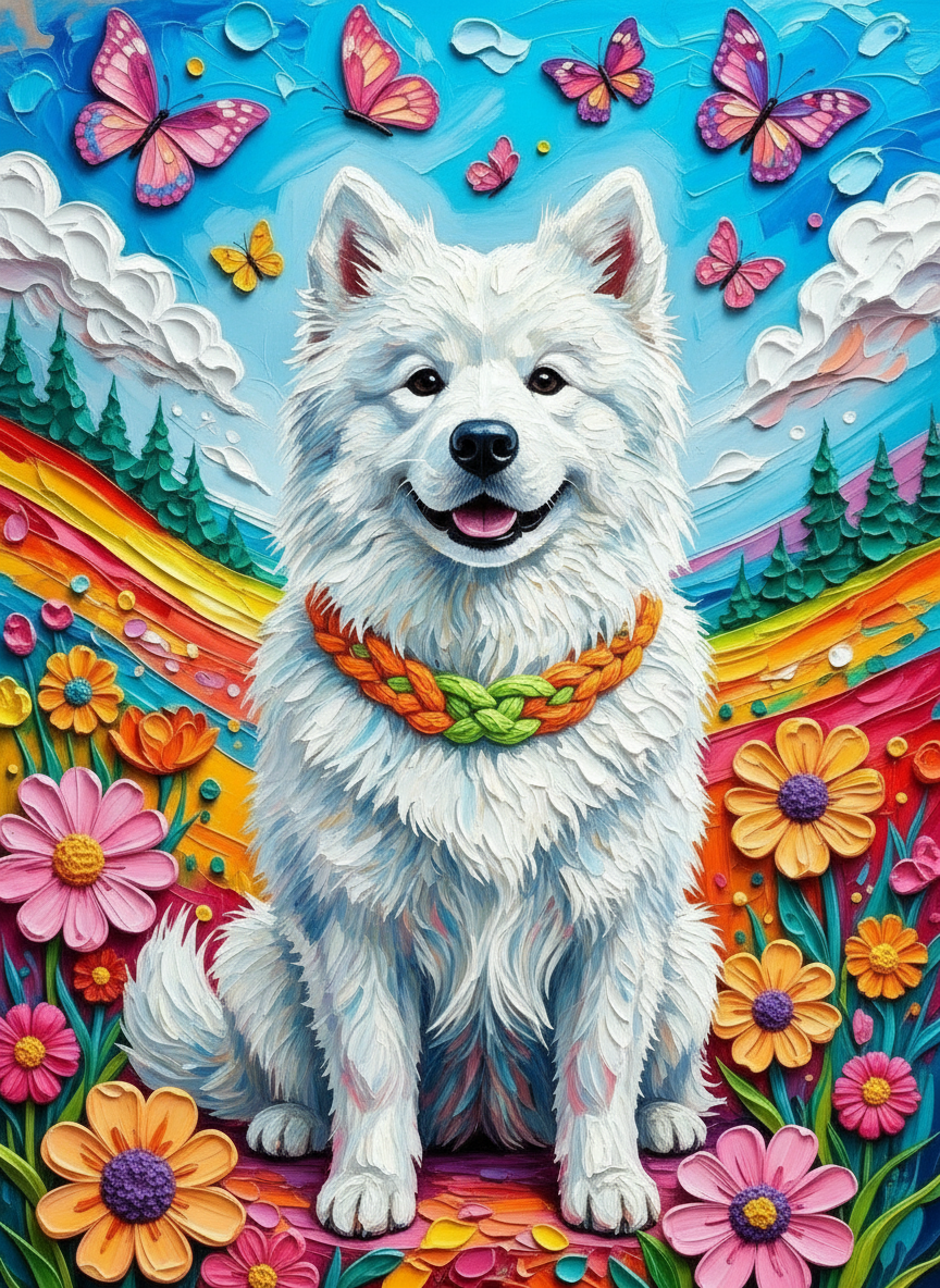 Rainbow Fluff Puppy (120 Colors)