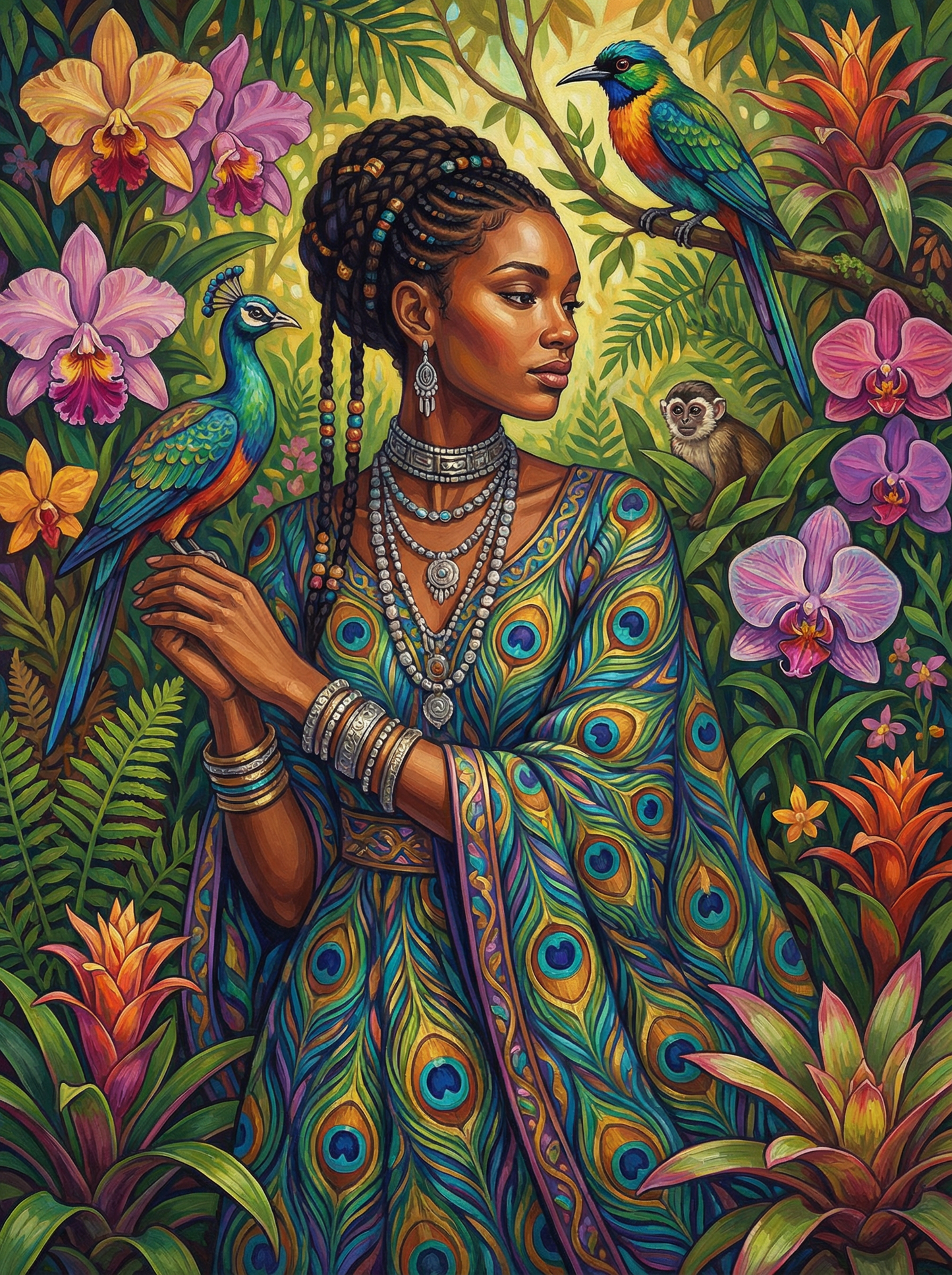 Peacock Queen of the Jungle (120 Colors)