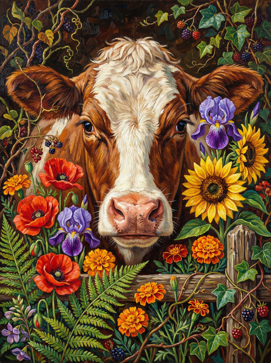 Meadow Bloom Cow (120 Colors)
