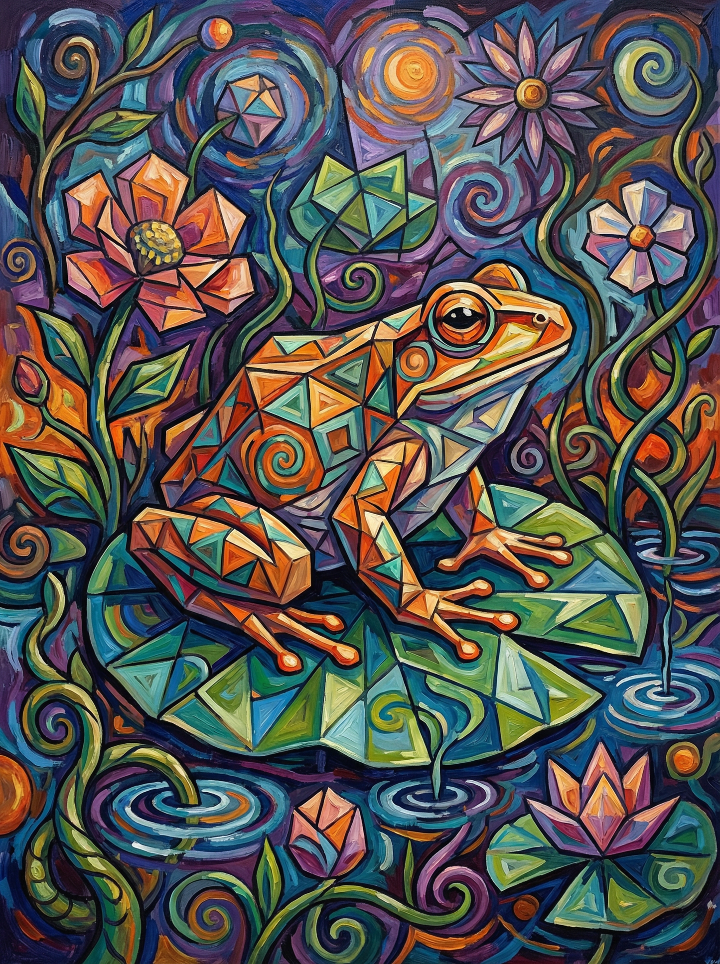 Sacred Lily Frog (80 Colors)