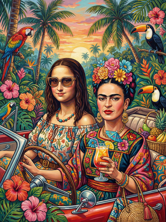 Tropical Sunset Sisters (80 Colors)