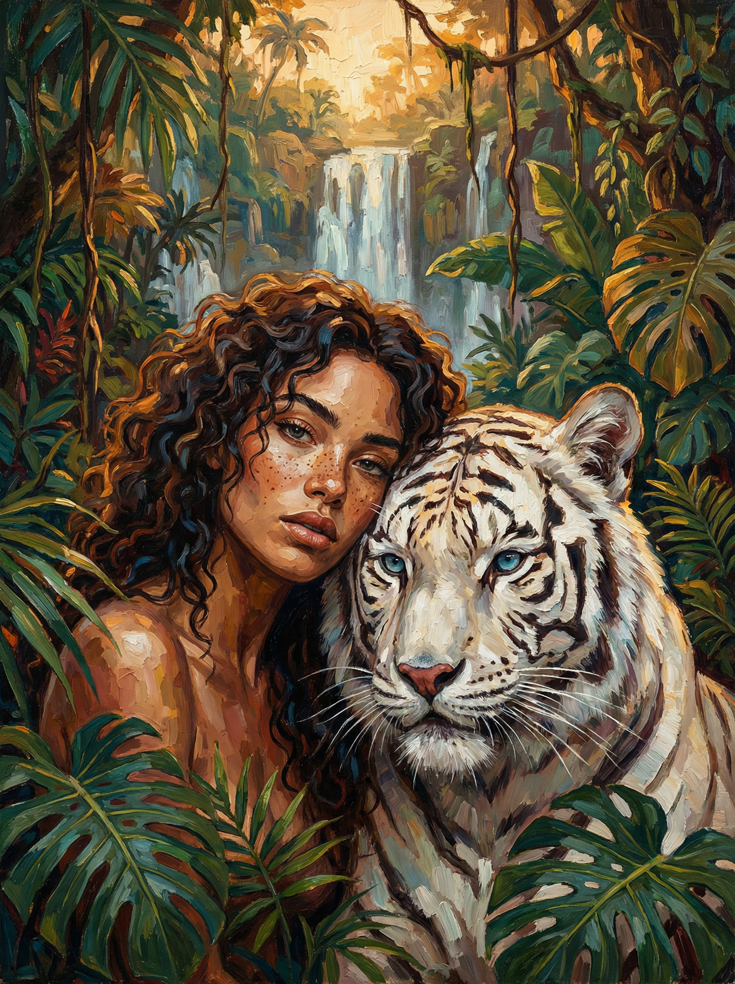 White Tiger of the Emerald Falls (80 Colors)
