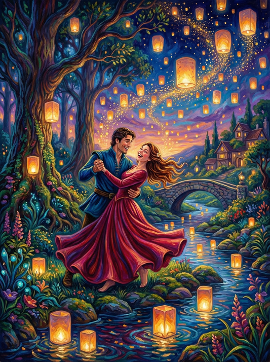 Lanternlit Forest Waltz (80 Colors)