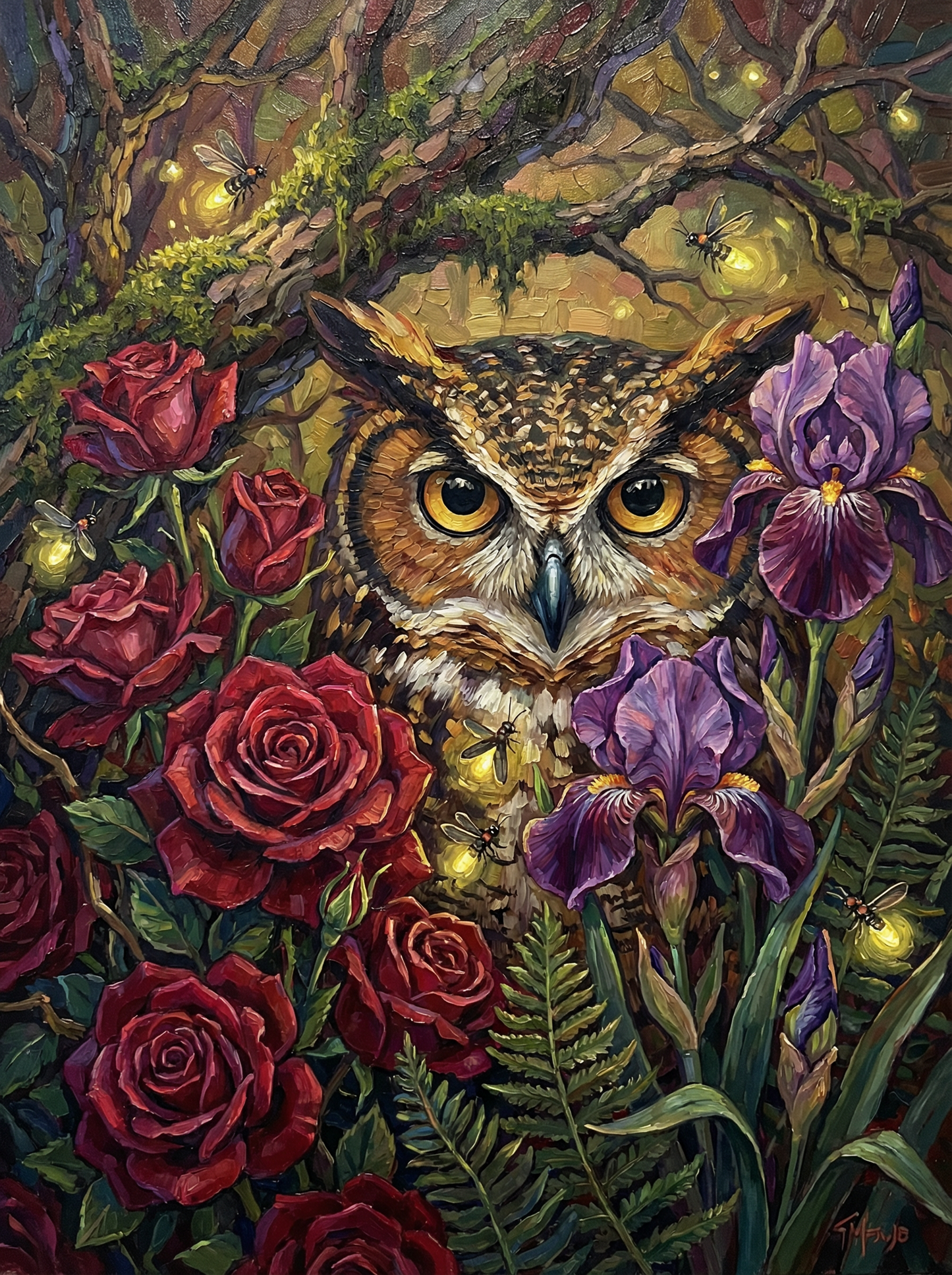 Midnight Garden Owl (80 Colors)