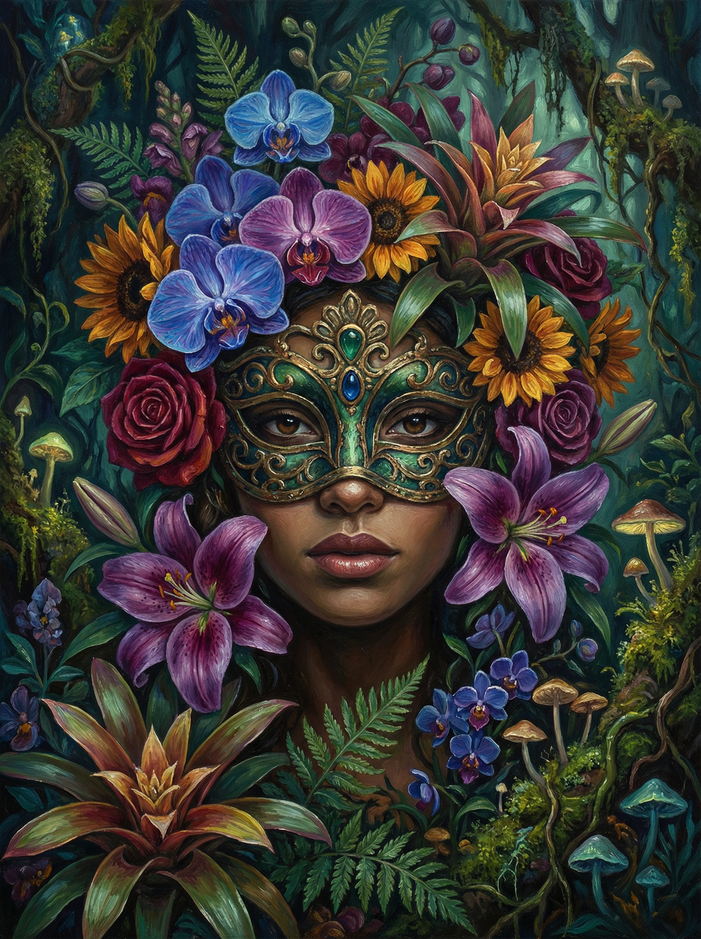 Enchanted Orchid Mask (120 Colors)