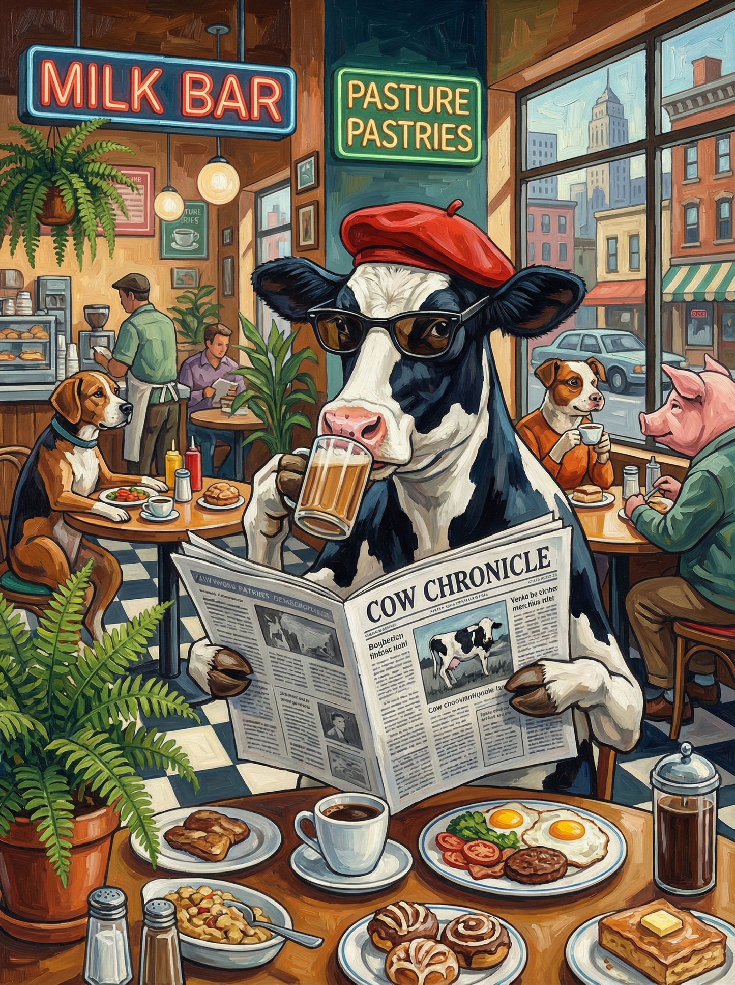 Morning at Milk Bar (80 Colors)